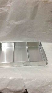 Loyang Lapis Surabaya 20x30X4 cm / Loyang Bronis Gancet / Bronis Gandeng / Bronis Kukus / Loyang Bronis / alumunium / Bisa cod / Loyang