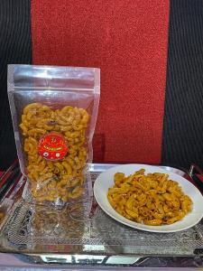RESEP BELEDAG | MAKARONI CEMILAN KRIUK KEMASAN 70gr BUMBU PEDAS DAUN JERUK