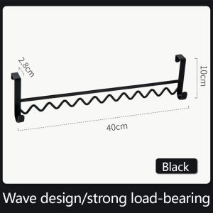 Bedside Hanging Clothes Punch Free Dormitory Bed Clothes Rack Space-Saving Dormitory Bed Edge Door Rack Up Clothes Hanger