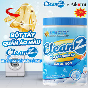 Bột Tẩy Quần Áo CLEANZ ENZYME Sinh Học 300g Đánh Bay Vết Bẩn Khử Vết Ố Vàng Tẩy Quần Áo Trắng Và Màu