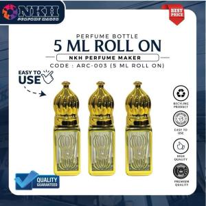 [ 1 PCS ] BOTOL KOSONG MINYAK WANGI 5ML ARABIC ROLL ON ( ARC-003 )