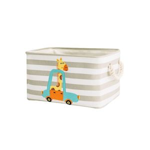 GIGBM Giraffe/Dinosaur Pattern Folding Laundry Basket Collapsible Sundries Storage Barrel Foldable Toy Storage Bucket Toy Collection Storage Box Cartoon Toys Organizers Basket For Storing Toys Clothes