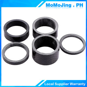 Bicycle Carbon Spacer Set 28.6mm Road Bike Full Black Spacers