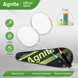 Agnite Raket Bulutangkis / Badminton Racket Isi 2 Gratis Tas dan Kok FH103