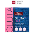 BSC JEANS&JEANS GLUTA PLUS HYA POWDER SPF45 PA+++  แป้งหน้าเด็ก แป้งผสมรองพื้นเนื้อละเอียด มอบสัมผัสที่เนียนนุ่มละมุนผิว ด้วย Soft Filter Powderเนื้อเนียน กันน้ำ ติดทนนาน เครื่องสำอาง แป้ง พัฟ. 