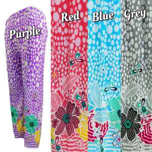 { READY STOCK } 🔥NEW🔥 Gaya Fashion Seluar Tidur Bunga-Bunga Wanita cotton / Ladies Sleep Wear Cotton 4 Design #d34