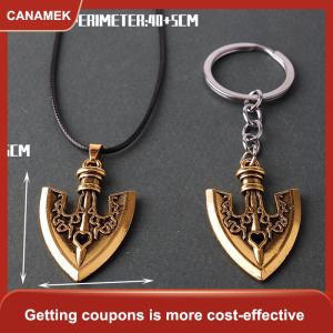【CANAMEK 】 Jojos Bizarre Adventure Necklace Kujo Jotaro Metal Pendant Chain Choker Necklaces Charm Gifts Jewelry