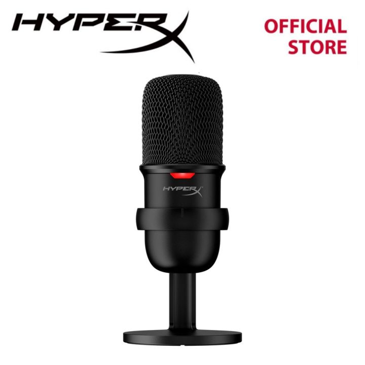 HyperX Solocast USB Condenser Gaming Microphone ไมโครโฟน รองรับ PC PS4 (4P5P8AA)