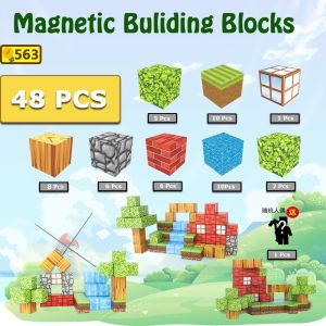 My Magnetic Building Blocks World Magnetic Blocks mc Strong Magnetic Building Blocks Toy Magnetic Educational Building Blocks Blocks