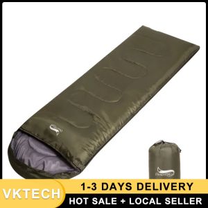 Ultralight Envelope Sleeping Bag for Camping and Hiking with Sack Compact and Warm for Outdoor Naps