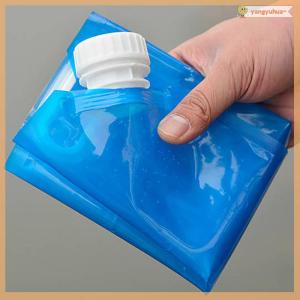 yangyuhua 5 10L Outdoor Portable Folding Water Bag With Faucet Cycling Traveling And Camping Plastic Thickened Large-capacity Water Bag