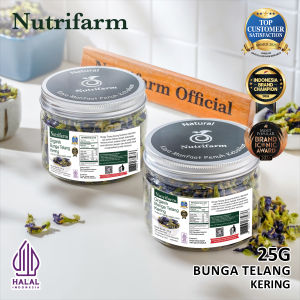 NUTRIFARM TEH BUNGA TELANG KERING 25 GRAM