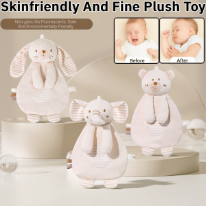 Skinfriendly And Fine Plush Toy Ragdolls With Rattling Paper Cloth Toys Cotton Soothing Towel Plush Toy