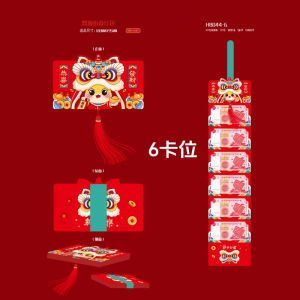 Sampul Merah Tahun Ular 10 Kad Lipat Sampul Merah CNY 2025 Sampul Merah Hadiah Cina Hadiah Hari Lahir Angpao Sampul Merah Hari Lahir Selamat Berjaya Tahniah atas Kemakmuran Keamanan dan Kegembiraan Sampul Merah Tahun Baru 2025