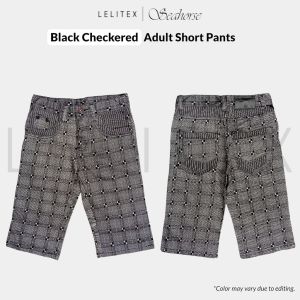 [Lelitex] Mens Patterned Short Pants with Pockets Woven Designed Fabric from size 28 - 36