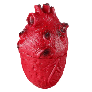 Realistic Heart Props for Halloween Party Decorations and Scary Pranks Eerie Body Parts Model Haunted House Accessories