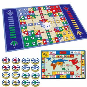 Everyfit Party Family Board Game Baby Kids Carpet Flying Airplane Plush Carpet Chess Family Game Toy Kid Baby Play Mat Rug Chess