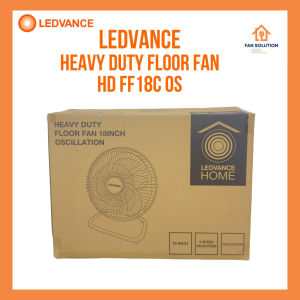 LEDVANCE OSRAM Heavy Duty Floor Fan HD FF 18C OS (18INCH)  / Industrial Ground Fan Metal Blades Strong Wind Powerful