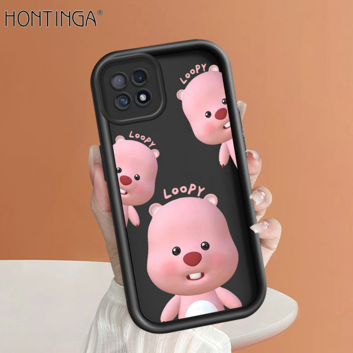 Hontinga Cute Loopy Case For OPPO A60 A78 A72 A73 A74 A76 A77 A91
