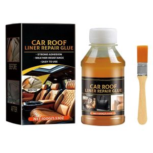 100 ML Headliner Repair Glue - Quick Repair Strong Adhesive Easy to Use - Multifunctional for Car Roof Fabric Headliner & Inside Roof Cloth (1PCS)