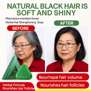 Pure Handmade Usman Hair Growth Soap Handmade Anti Hair Loss Soap For Split Dry Damaged Promotes Hair Growth Stops Hair Loss Shampoo Bars