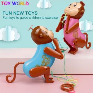 Rope Climbing Monkey Fun Interactive Toy For Toddlers Kids Pull-and-Climb Baby Monkey Toy Creative Drawstring Climbing Up Toys