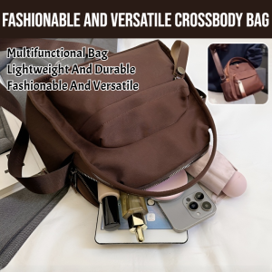 [Small And Capable] Fashionable And Versatile Crossbody Bag Womens Large Capacity Lightweight Waterproof Commuter Bag