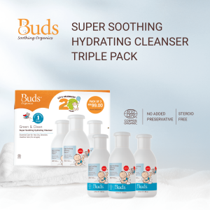 Buds Organics BSO Super Soothing Hydrating Cleanser Triple Pack