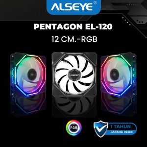 Alseye Fan Case Pentagon RGB EL-120AR