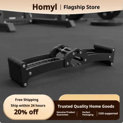Homyl Multi Function Lat Pulldown Handle Non Slip Grip Rowing Handle Heavy Duty Pull down Bar Solid Steel Construction for Weight Training Home Workout