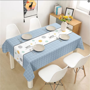 ✅4/6/8/10/12seater Table Cloth Cover Table Mantle Waterproof Dining Table Cloth For Table Cloth Picnic mat Tablecloth Pvc