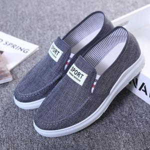 MenS Canvas Shoes Lightweight MenS Cloth Shoes Breathable Non-Slip Wear-Resistant Low-Top Cloth Shoes For Male Students