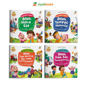 ISI 4 BUKU | My First Learning from Quran : Siapakah Allah Ziyad Books Buku Tauhid Anak Surah Al Ikhlas