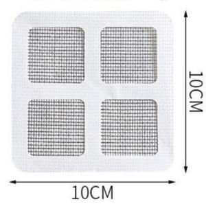 Lưới Lọc Rác Chống Tắc Set 10 Miếng Lọc Rác Nhà Tắm Miệng Cống Thoát Nước Chặn Côn Trùng 10x10cm BIGBA