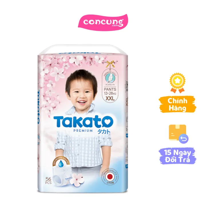 Tã quần Takato siêu mềm mại (XXL, 56 miếng)