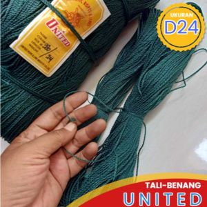 [D24- Tebal Tali 1.8mm] Tali Kenur/Tali Layangan/Tali Pukat Troll /Tali Bareh UNITED D24