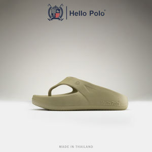 Hello Polo พื้นหนา รองเท้าแตะผู้หญิง ทนต่อการสึกหรอ กันลื่น แฟชั่น รองเท้าแตะคีบ ส้นหนา 3 ซม เหมาะกับฤดูร้อน HP8038