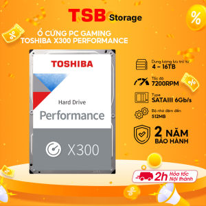 Ổ cứng HDD X300 HDD gắn trong Toshiba 3.5″ HDD Cho PC/ PC Gaming - Toshiba Storage
