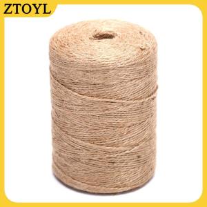 ZTOYL Tự Nhiên Cây Gai Dầu Linen Dây Xoắn Vải Bố Đay Sợi Dây Thừng Sợi Dây Thừng DIY Thủ Công Trang Trí Nội Thất