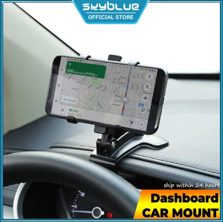 InCar Dashboard Car Phone Holder I Multifunction Rear View Mirror