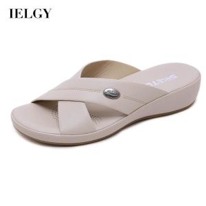 IELGY sandals womens holiday home indoor slippers floor flat shoes indoor flip flops female non-slip home slippers