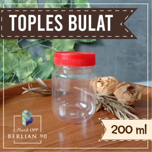 Toples Plastik 200ml isi 10 - Kotak Toples Sambal 200ml - Kotak Toples Bumbu-Keler Serbaguna-Keler Murah