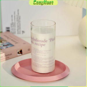 C.N. Transparent High-Quality Borosilicate Glass Water Cup 400ml Lightweight and Portable