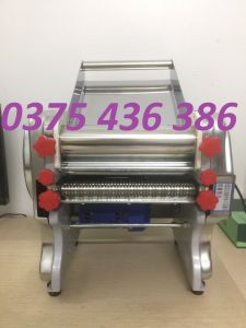 Máy cán bột khô mực  thịt trâu gác bếp bằng điện 220v Lô cán 24cm