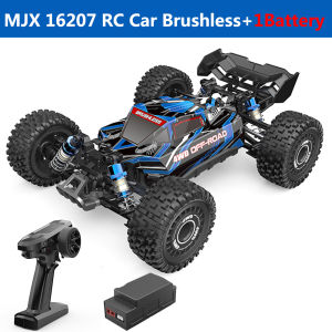 JDD【In stock】【Original Available】MJX 16207 16208 16209 16210 1/16 Brushless RC Car 2.4G Remote Control 4WD 65KMH High-Speed Off-Road Trucks