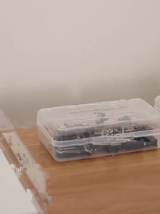 High Capacity Pencil Case Water Resistant Clear Pen Storage Box Hard Pen Case Art Marker Organizers Colored Pencil Case