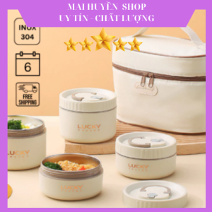 Hộp Cơm 3 Tầng Lucky – Thiết Kế Gọn Gàng Đảm Bảo An Toàn Cho Bữa Ăn