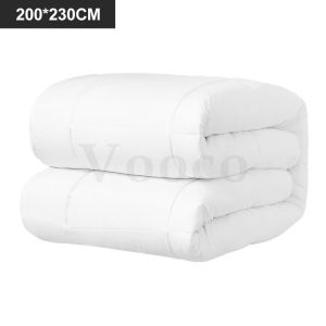 Vooco Thick White Duvet Filler Comforter Hotel Kumot queen Comforter single double thick comforter