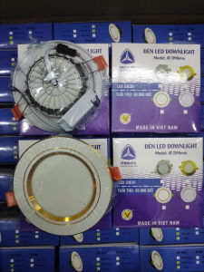 Bóng đèn LED 7w 3 chế độ phi 90mm loại đủ công suất