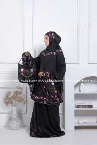 Mukena Dewasa Bordir Timbul Premium Valenia Mukenah Mewah Cantik